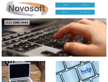 Tablet Screenshot of novosoft.com.br